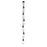 Innovations Milan 6Lt 4" CM Pendant, 6" Canopy, BK/CL - 106-450-1P-BK-G450-6CL
