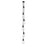 Innovations Milan 6Lt 4" CM Pendant, 6" Canopy, BK/SM - 106-450-1P-BK-G450-6SCL
