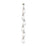 Innovations Milan 6Lt 4" CM Pendant, 6" Canopy, SN/CL - 106-450-1P-SN-G450-6CL