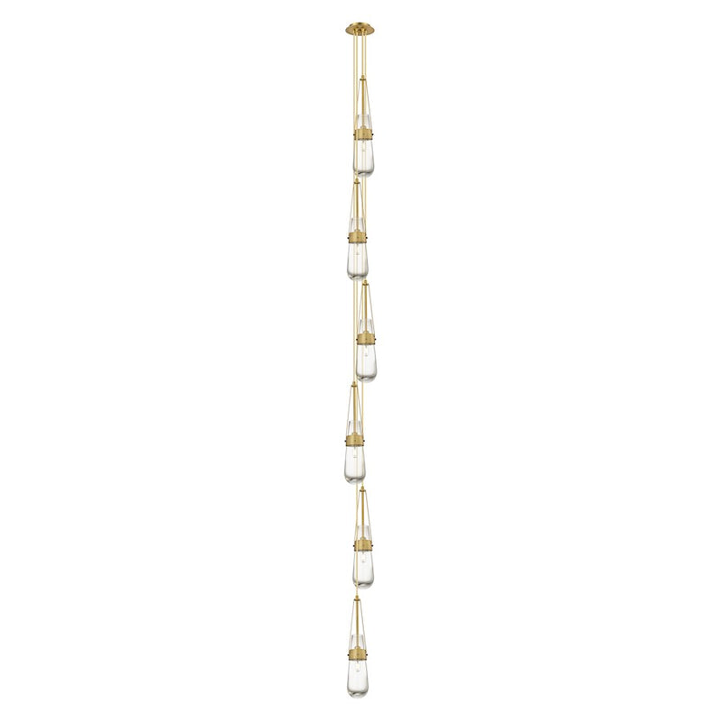 Innovations Owego 6Lt 5" CM Pendant, 6" Canopy, BS/CL - 106-452-1P-BB-G452-4CL