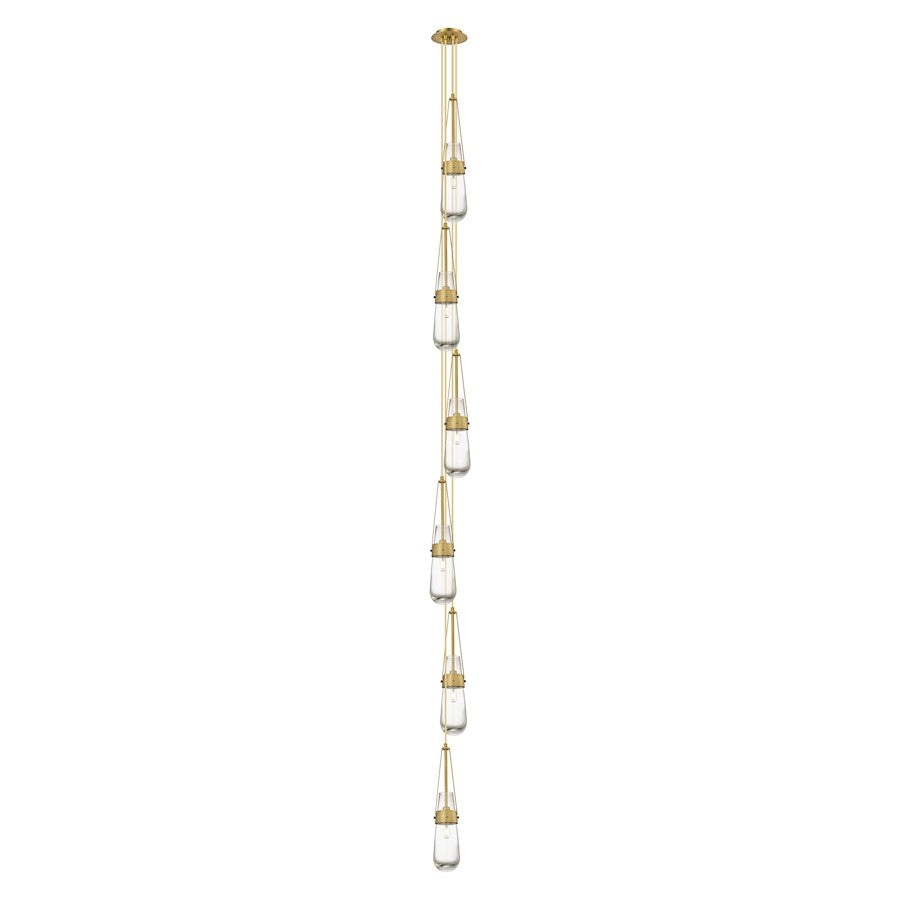 Innovations Owego 6Lt 5" CM Pendant, 6" Canopy, BS/CL - 106-452-1P-BB-G452-4CL