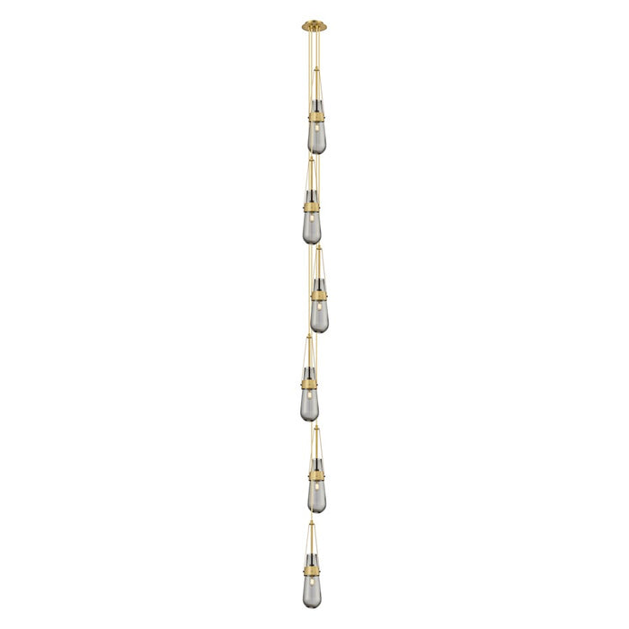Innovations Owego 6Lt 5" CM Pendant, 6" Canopy, BS/SM - 106-452-1P-BB-G452-4SM