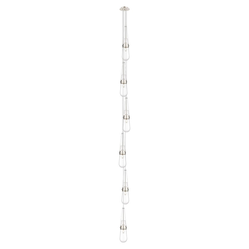 Innovations Owego 6Lt 5" CM Pendant, 6" Canopy, PN/CL - 106-452-1P-PN-G452-4CL