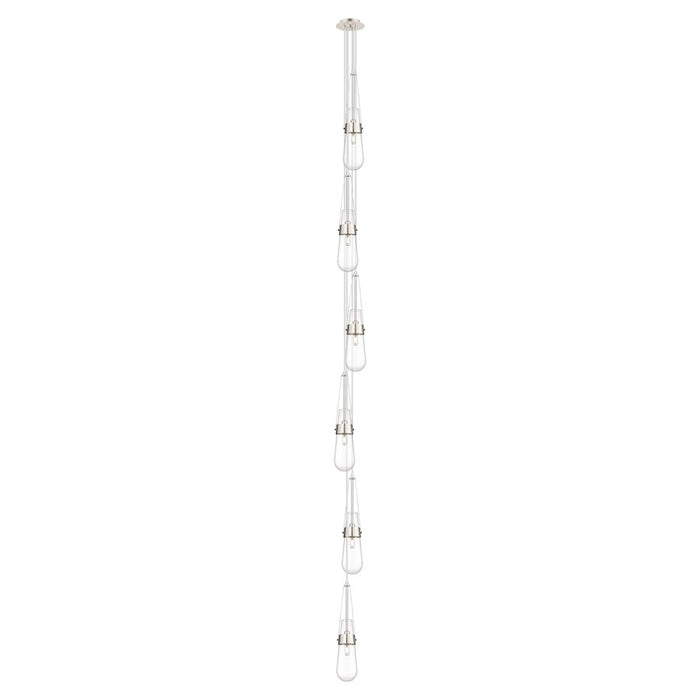Innovations Owego 6Lt 5" CM Pendant, 6" Canopy, PN/CL - 106-452-1P-PN-G452-4CL