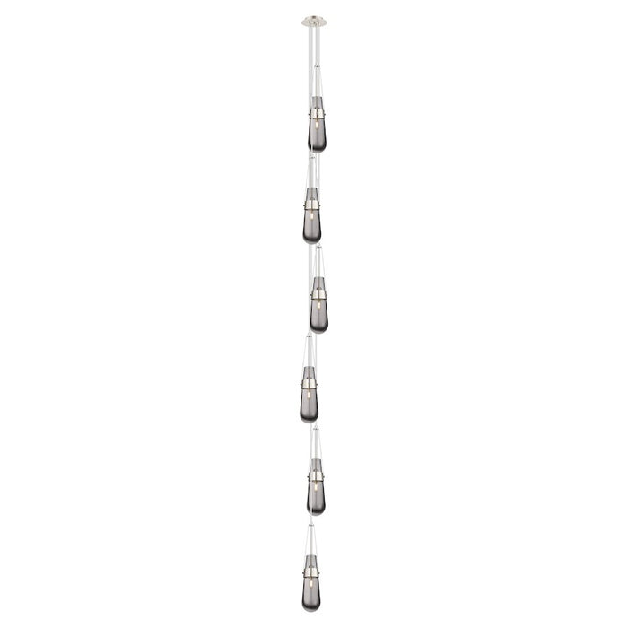 Innovations Owego 6Lt 5" CM Pendant, 6" Canopy, PN/SM - 106-452-1P-PN-G452-4SM