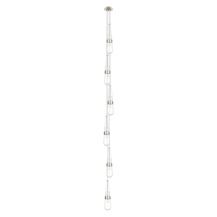 Innovations Owego 6Lt 5" CM Pendant, 6" Canopy, SN/CL - 106-452-1P-SN-G452-4CL