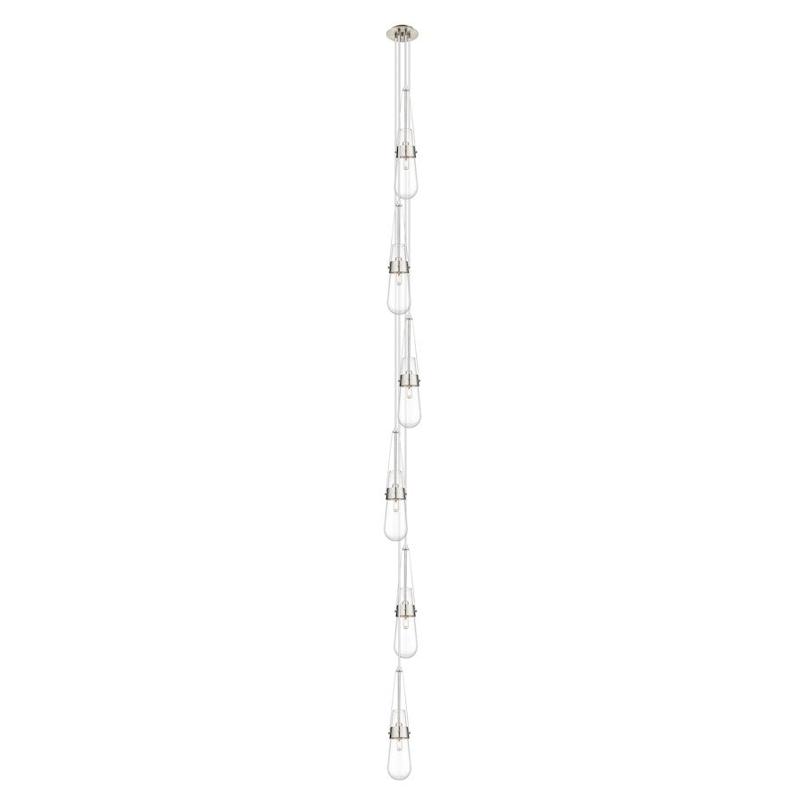 Innovations Owego 6Lt 5" CM Pendant, 6" Canopy, SN/CL - 106-452-1P-SN-G452-4CL