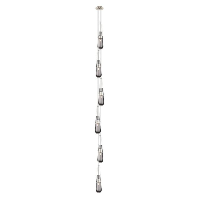 Innovations Owego 6Lt 5" CM Pendant, 6" Canopy, SN/SM - 106-452-1P-SN-G452-4SM