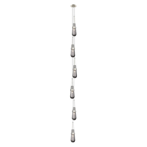 Innovations Owego 6Lt 5" CM Pendant, 6" Canopy, SN/SM - 106-452-1P-SN-G452-4SM