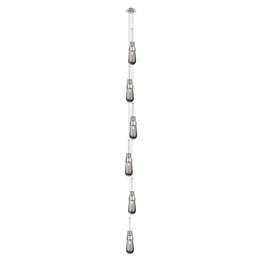 Innovations Owego 6Lt 5" CM Pendant, 6" Canopy, SN/SM - 106-452-1P-SN-G452-4SM
