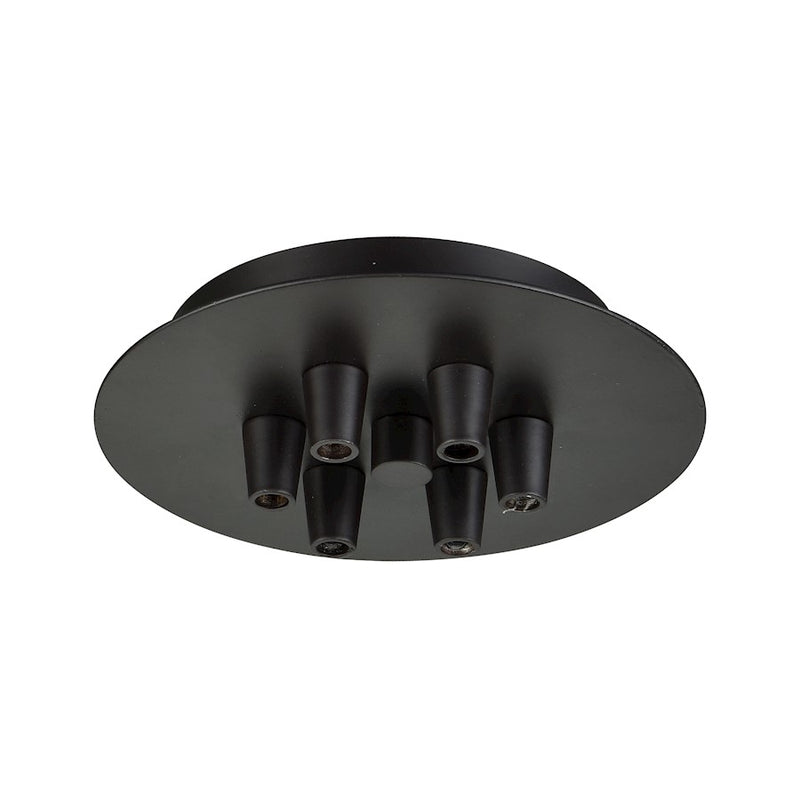Innovations 106-OB Custom Cord 6 Light Multi Port Canopy, OR Bronze