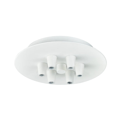 Innovations 106-W Custom Cord 6 Light Multi Port Canopy, White