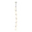 Innovations Crown Point 6Lt 7" Cord Multi Pendant, PN/WH - 106B-6P-PN-G434-7WH