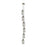 Innovations Crown Point 6Lt 7" Cord Multi Pendant, SN/SM - 106B-6P-SN-G434-7SM