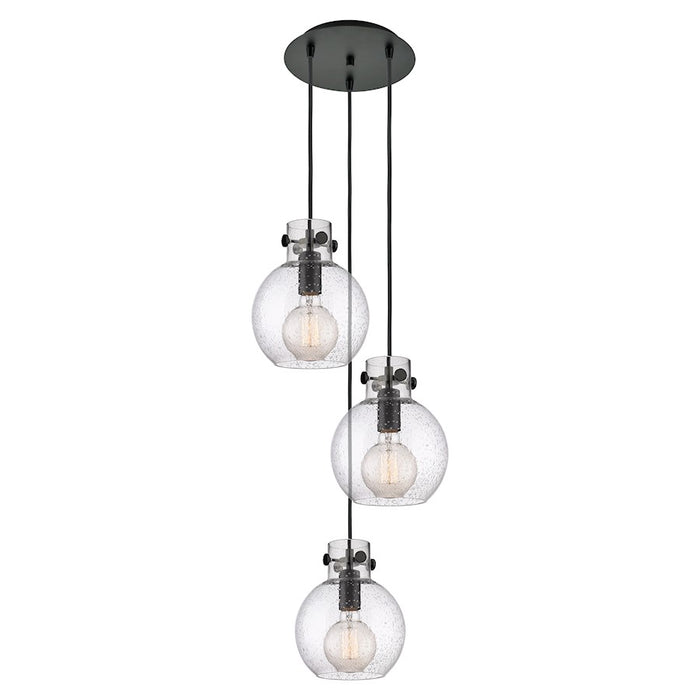 Innovations Newton-S 3Lt 8" CM Pendant, 10" Cpy, B/SD - 113-410-1PS-BK-G410-8SDY