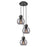 Innovations Newton-S 3Lt 8" CM Pendant, 10" Cpy, BK/SM - 113-410-1PS-BK-G410-8SM