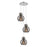 Innovations Newton-S 3Lt 8" CM Pendant, 10" Cpy, PN/SM - 113-410-1PS-PN-G410-8SM