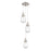 Innovations Malone 3Lt 6" CM Pendant, 10" Canopy, SN/CL - 113-450-1P-SN-G450-6CL