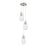 Innovations Malone 3Lt 6" CM Pendant, 10" Cpy, SN/SCL - 113-450-1P-SN-G450-6SCL
