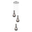 Innovations Owego 3Lt 5" CM Pendant, 10" Canopy, PN/SM - 113-451-1P-PN-G451-5SM