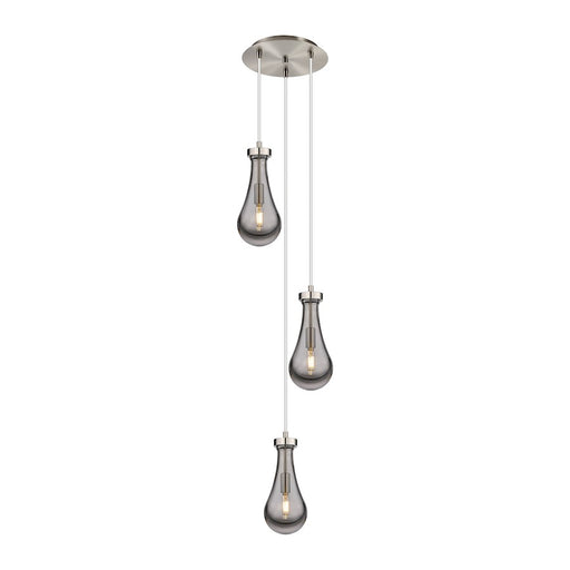 Innovations Owego 3Lt 5" CM Pendant, 10" Canopy, SN/SM - 113-451-1P-SN-G451-5SM