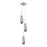 Innovations Milan 3Lt 4" CM Pendant, 10" Canopy, SN/SM - 113-452-1P-SN-G452-4SM