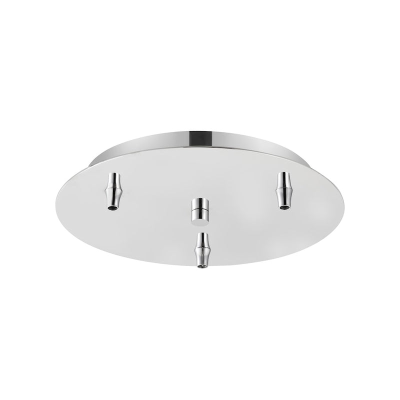 Innovations 113-PC Custom Cord 3 Light Multi Port Canopy, P Chrome