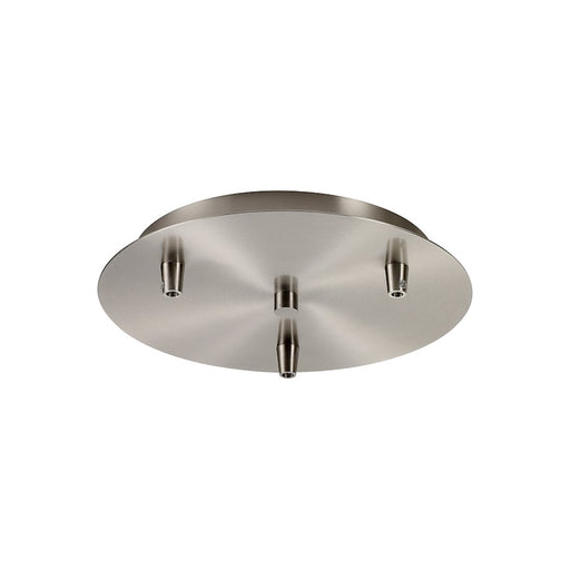 Innovations 113-SN Custom Cord 3 Light Multi Port Canopy, Satin Nickel