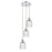 Innovations Ball B Veil 3Lt 12" Cord Multi Pend, CH/SD - 113B-3P-PC-G559-5SDY