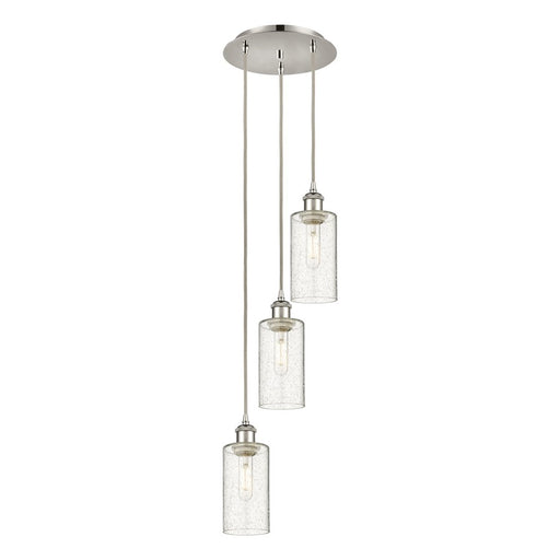 Innovations Crown Point 3Lt 13" Cord Multi Pendant, PN/SD - 113B-3P-PN-G434-7SDY