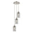 Innovations Crown Point 3Lt 13" Cord Multi Pendant, PN/SM - 113B-3P-PN-G434-7SM