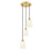 Innovations Ball B Veil 3Lt 12" Cord Multi Pend, GD/GW - 113B-3P-SG-G559-5GWH