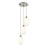 Innovations Crown Point 3Lt 13" Cord Multi Pendant, SN/WH - 113B-3P-SN-G434-7WH