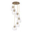 Innovations Newton-S 6Lt 8" CM Pendant, 14" Cpy, BS/CL - 116-410-1PS-BB-G410-8CL