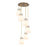 Innovations Newton-S 6Lt 8" CM Pendant, 14" Cpy, BS/WH - 116-410-1PS-BB-G410-8WH