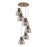 Innovations Newton-B 6Lt 8" CM Pendant, 14" Cpy, BS/SM - 116-410-1PS-BB-G412-8SM