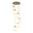 Innovations Newton-B 6Lt 8" CM Pendant, 14" Cpy, BS/WH - 116-410-1PS-BB-G412-8WH