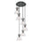 Innovations Newton-C 6Lt 8" CM Pendant, 14" Cpy, B/SD - 116-410-1PS-BK-G411-8SDY