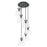 Innovations Newton-B 6Lt 8" CM Pendant, 14" Cpy, BK/CL - 116-410-1PS-BK-G412-8CL