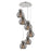 Innovations Newton-S 6Lt 8" CM Pendant, 14" Cpy, PN/SM - 116-410-1PS-PN-G410-8SM