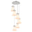 Innovations Newton-C 6Lt 8" CM Pendant, 14" Cpy, PN/WH - 116-410-1PS-PN-G411-8WH