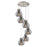 Innovations Newton-S 6Lt 8" CM Pendant, 14" Cpy, SN/SM - 116-410-1PS-SN-G410-8SM