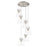 Innovations Newton-C 6Lt 8" CM Pendant, 14" Cpy, SN/CL - 116-410-1PS-SN-G411-8CL