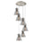 Innovations Newton-C 6Lt 8" CM Pendant, 14" Cpy, SN/SM - 116-410-1PS-SN-G411-8SM