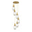 Innovations Malone 6Lt 6" CM Pendant, 14" Canopy, BS/CL - 116-450-1P-BB-G450-6CL