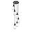 Innovations Malone 6Lt 6" CM Pendant, 14" Canopy, BK/CL - 116-450-1P-BK-G450-6CL