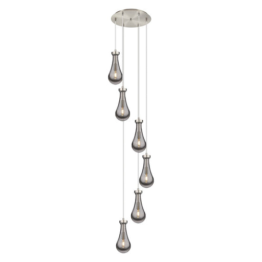 Innovations Owego 6Lt 5" CM Pendant, 14" Canopy, SN/SM - 116-451-1P-SN-G451-5SM