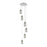 Innovations Crown Point 6Lt 16" Cord Multi Pendant, PN/SM - 116B-6P-PN-G434-7SM