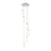 Innovations Crown Point 6Lt 16" Cord Multi Pendant, PN/WH - 116B-6P-PN-G434-7WH
