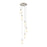 Innovations Crown Point 6Lt 16" Cord Multi Pendant, SN/WH - 116B-6P-SN-G434-7WH